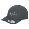 Yupoong Premium Curved Visor Snapback Cap - Dark Grey