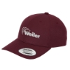 Yupoong Premium Curved Visor Snapback Cap - Maroon