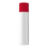 SPF 15 Lip Balm in White Tube with Colored Cap - Red