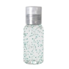 1 oz Single Color Moisture Bead Sanitizer in Clear Round Bottle - Teal Green