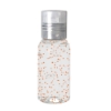 1 oz Single Color Moisture Bead Sanitizer in Clear Round Bottle - Orange