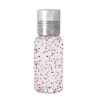 1 oz Single Color Moisture Bead Sanitizer in Clear Round Bottle - Red