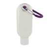 1.9 oz SPF 50 Sunscreen in Clear Bottle with Carabiner - Purple