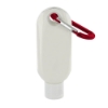 1.9 oz SPF 50 Sunscreen in Clear Bottle with Carabiner - Red