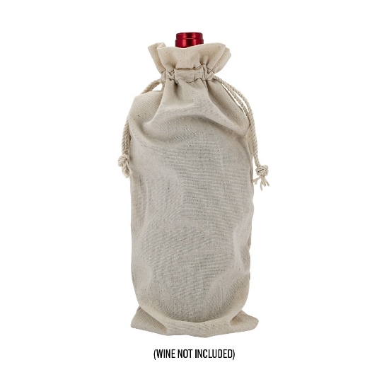 Linen Wine Gift Bag - Default