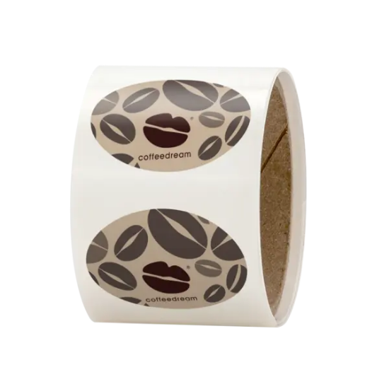 3" x 2" Oval Roll Labels - Group