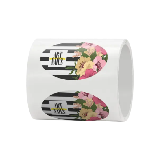 5" x 3" Oval Roll Labels - Group