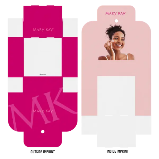 10" x 10" x 4" Flat Custom White Corrugate Gift Box - Group