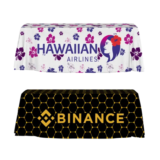 Drape Openback 8' Table Cloth - Group