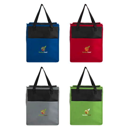 Crystal Cove Recycled Non Woven Grocery Cooler - Group