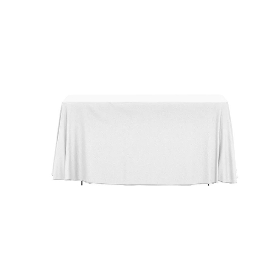 IMPORT 4' Open-Back Full Color Drape Table Throw - Default