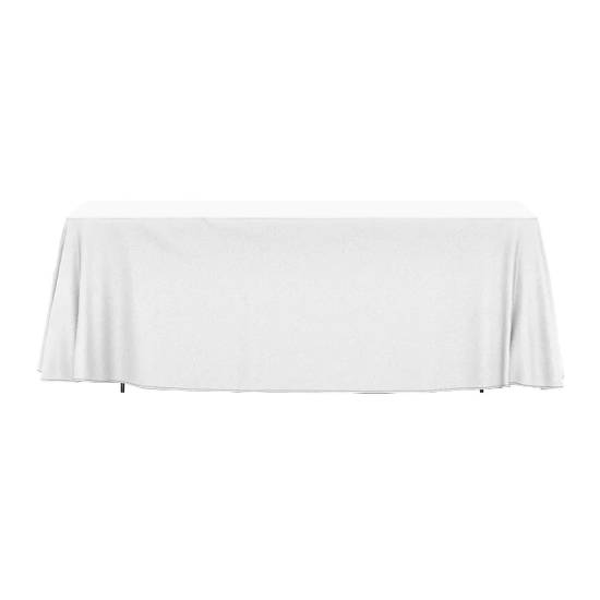 IMPORT 6' Open-Back Full-Color Drape Table Throw - Default