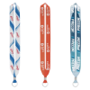 IMPORT Rush 1" Dye-Sublimated Lanyard with Silver Crimp & Split-Ring - Group