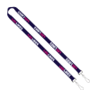 IMPORT Rush 5/8" Dye-Sublimated 2-Ended Lanyard with Dual Sewn Silver Metal Split-Ring - Group