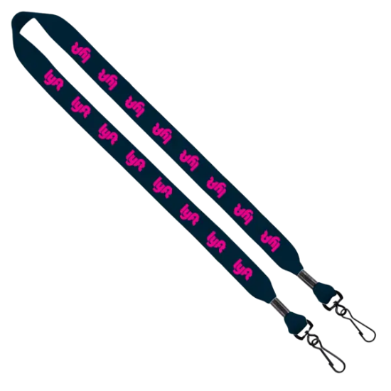 3/4" Cotton Double Swivel Hook Lanyard - Group