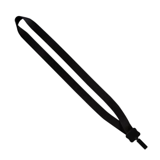 3/4" Smooth Nylon Lanyard with Plastic Clamshell & Bulldog Clip - Group