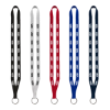 1/2" Polyester Lanyard with Sewn Metal Split-Ring - Group
