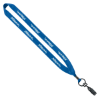 3/4" Polyester Lanyard with Metal Crimp & Bulldog Clip - Group