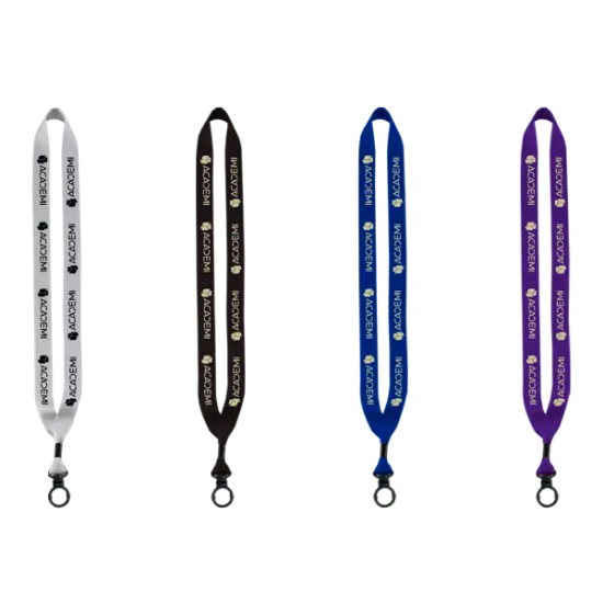 3/4" Polyester Lanyard with O-Ring - Group