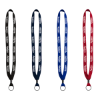 5/8" Polyester Shoelace Lanyard with Metal Crimp & Split-Ring - Group