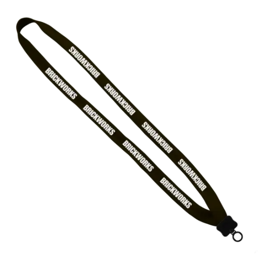 5/8" Polyester Lanyard with Plastic Clamshell & O-Ring - Group