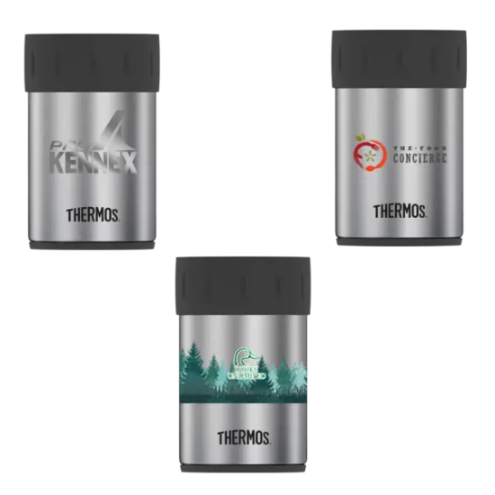 12 oz. Thermos® Double Wall Stainless Steel Can Insulator - Group