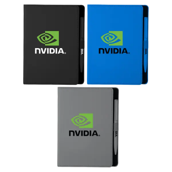 Soft Touch Notebook with Pen - Group