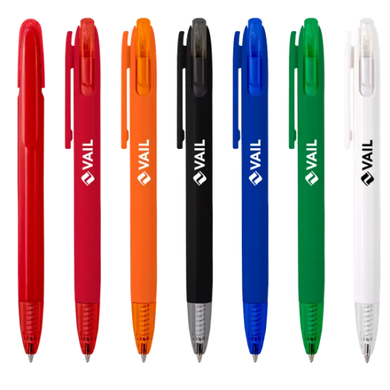 Eclipse Recycled Ballpoint with Transparent Plunger - Group