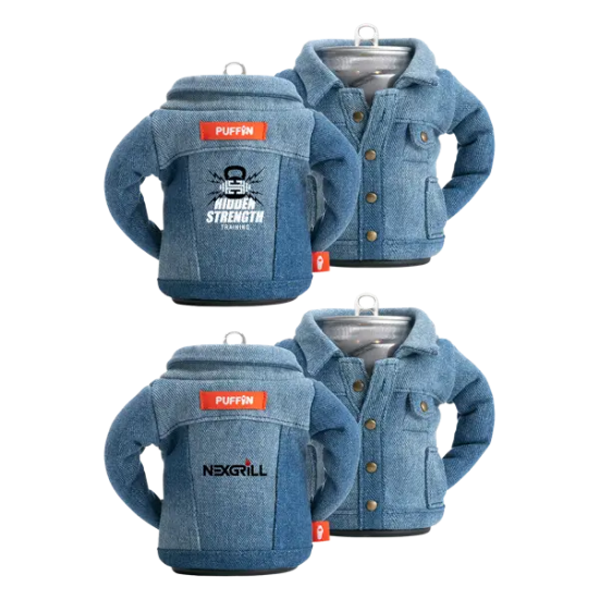 The Denim Can Cooler, By Puffin Drinkwear - Group