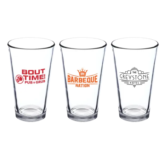 Pub Crawl 16 oz Libbey Pint Glasses - Group