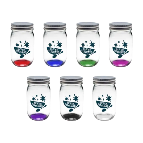 Homemade 16 oz. Canning Lids Mason Jar - Group