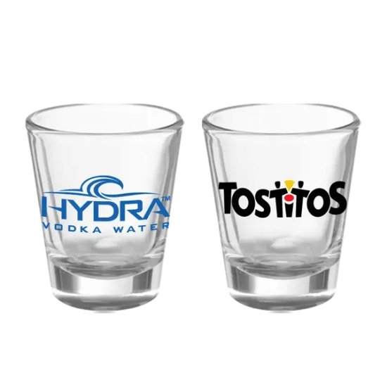 Straight Up 1.75 oz Clear Glass Shot Glasses - Group