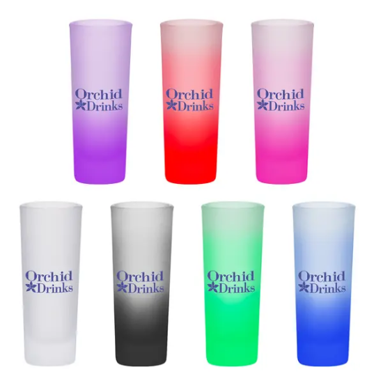 Sunrise 2 oz. Glass Tall Shot Glass - Group