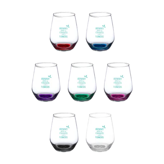 Perfected 12 oz Silicia Stemless Wine - Group