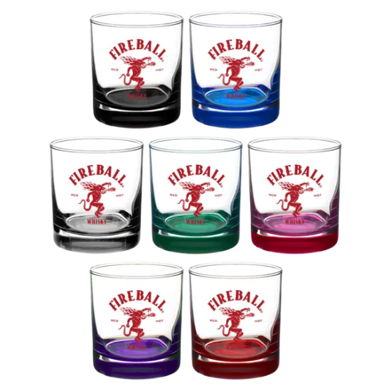 Double Neat 11oz Heavy Base Whiskey Glass - Group