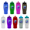 Pedal Pusher 27oz Recycled Transparent Contour Bottle w/Push-Pull Lid - Group
