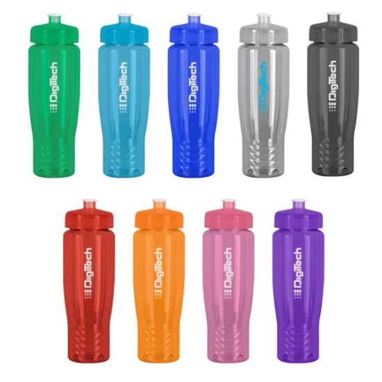 SAHARA 28 oz. Eco-Polyclear™ Sports Bottle with Push/Pull Lid - Group
