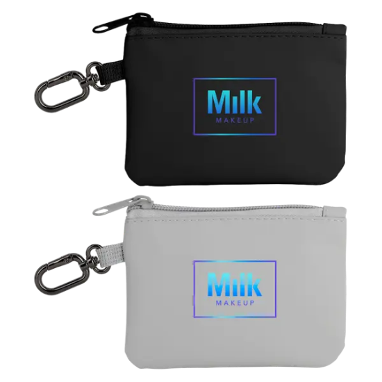 Benton Rectangle Recycled PU Zip Pouch - Group