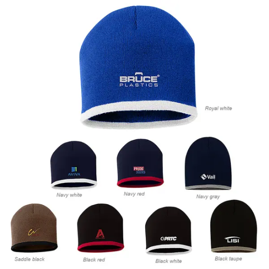 Sportsman SP09 8" Bottom Striped Knit Cap - Group