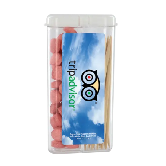 Rectangular Flip-Top Mints and Toothpicks - Group
