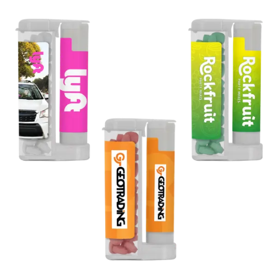 Sugar Free Mints in a Rectangular Flip-Top Duo w/ SPF 15 Lip Balm - Group