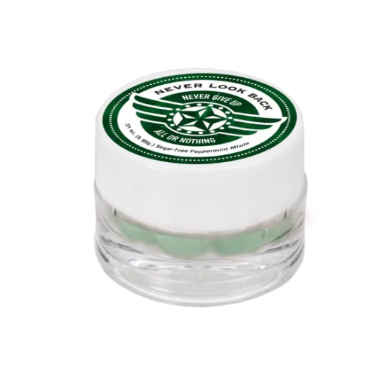 1" x 1 1/2" Single Jar Cap with Mints - Group