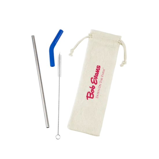 Reusable Stainless Steel Straw Set - Group