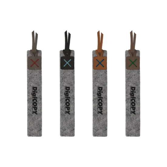 Beech Felt Tasseled Bookmark - Group