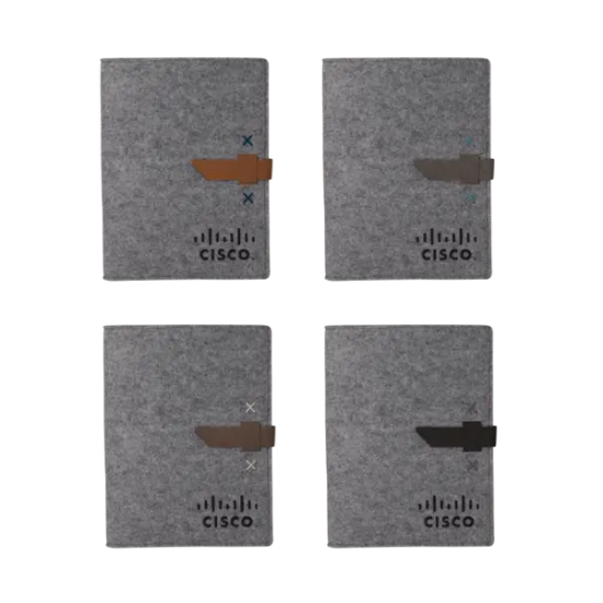 Boxelder Felt Padfolio - Group