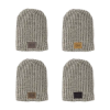 Haberdasher Knit Beanie with Leather Patch - Group