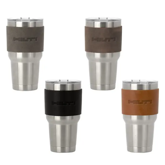 Huntsman Leather Tumbler Sleeve - Group