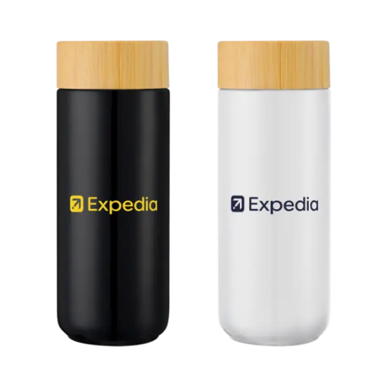 Williston 10oz Double Wall Ceramic Mug w/Bamboo Lid - Group