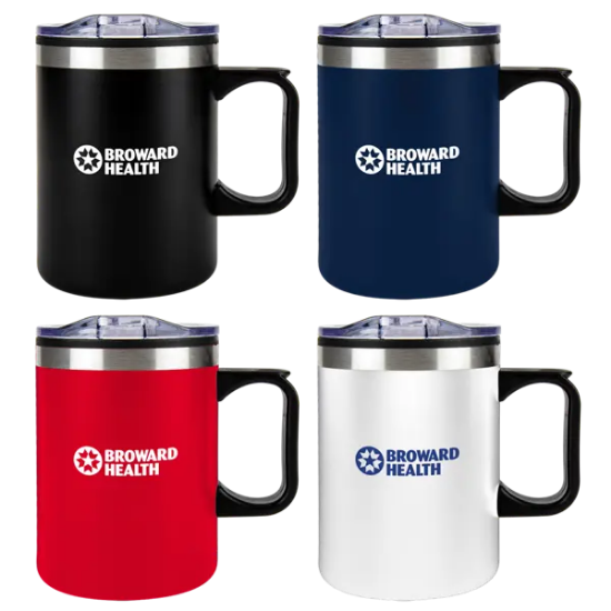 Eden 14oz. Travel Mug with Handle & Lock Lid - Group