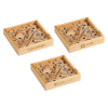 A-Mazing Wood Mini Maze Game - Group